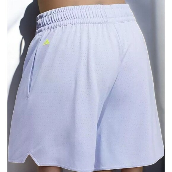 Adidas Womens Candace Parker Exhibit Select Air Shorts Blue Dawn NEW Medium - Picture 3 of 9